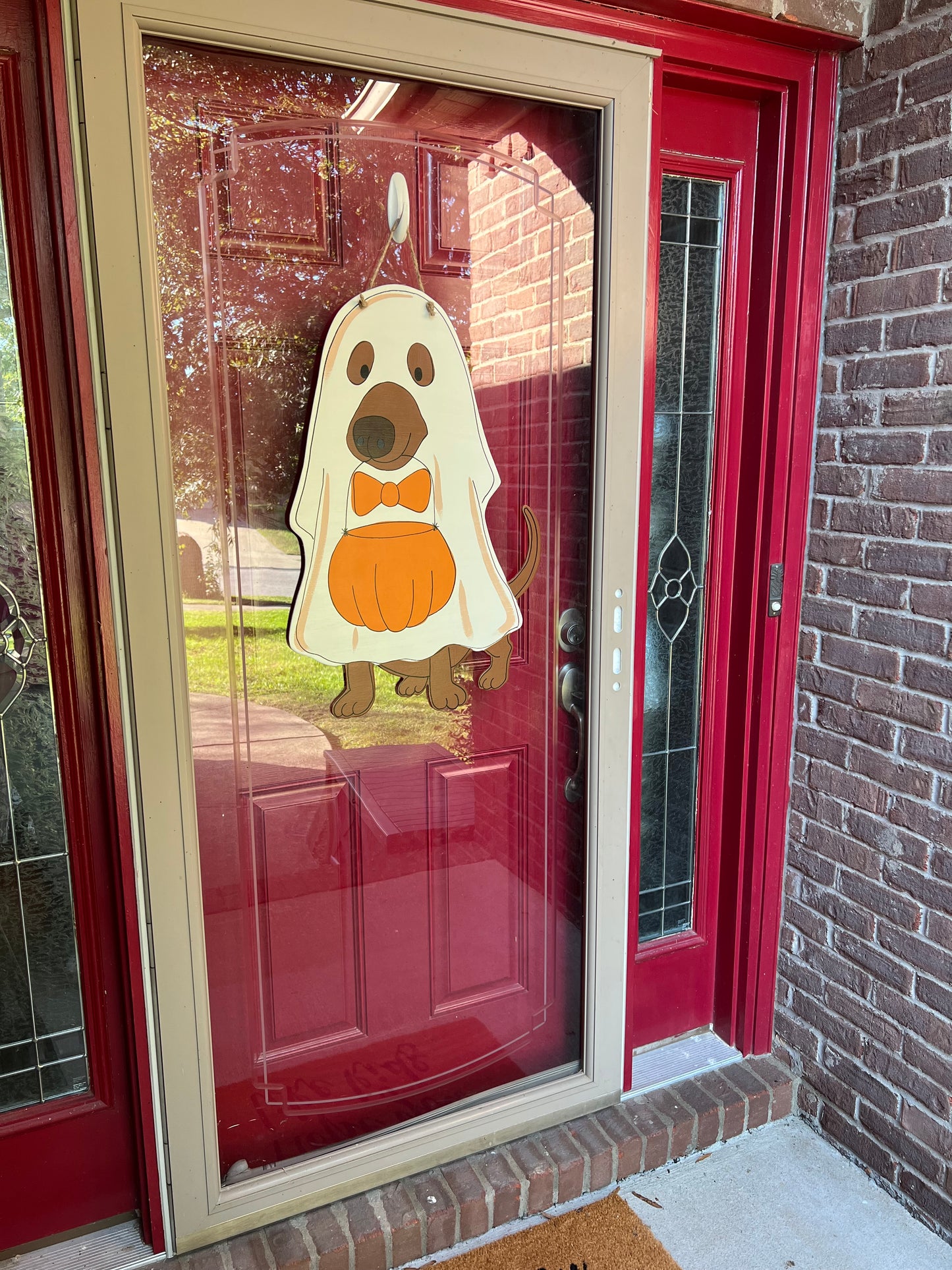 1 Dog Ghost Door Hanger - Preorder