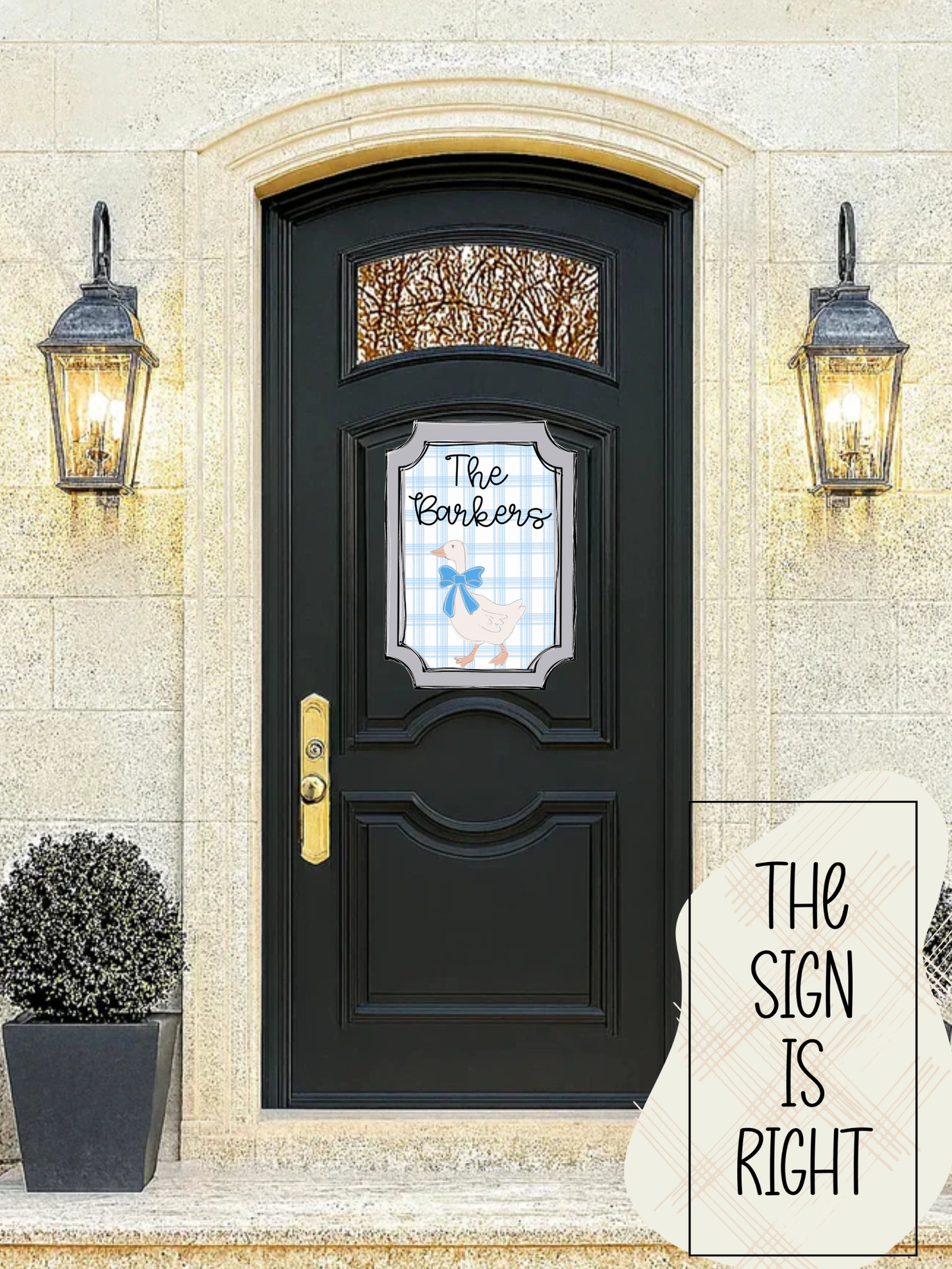 Goose Name Door Hanger - Preorder