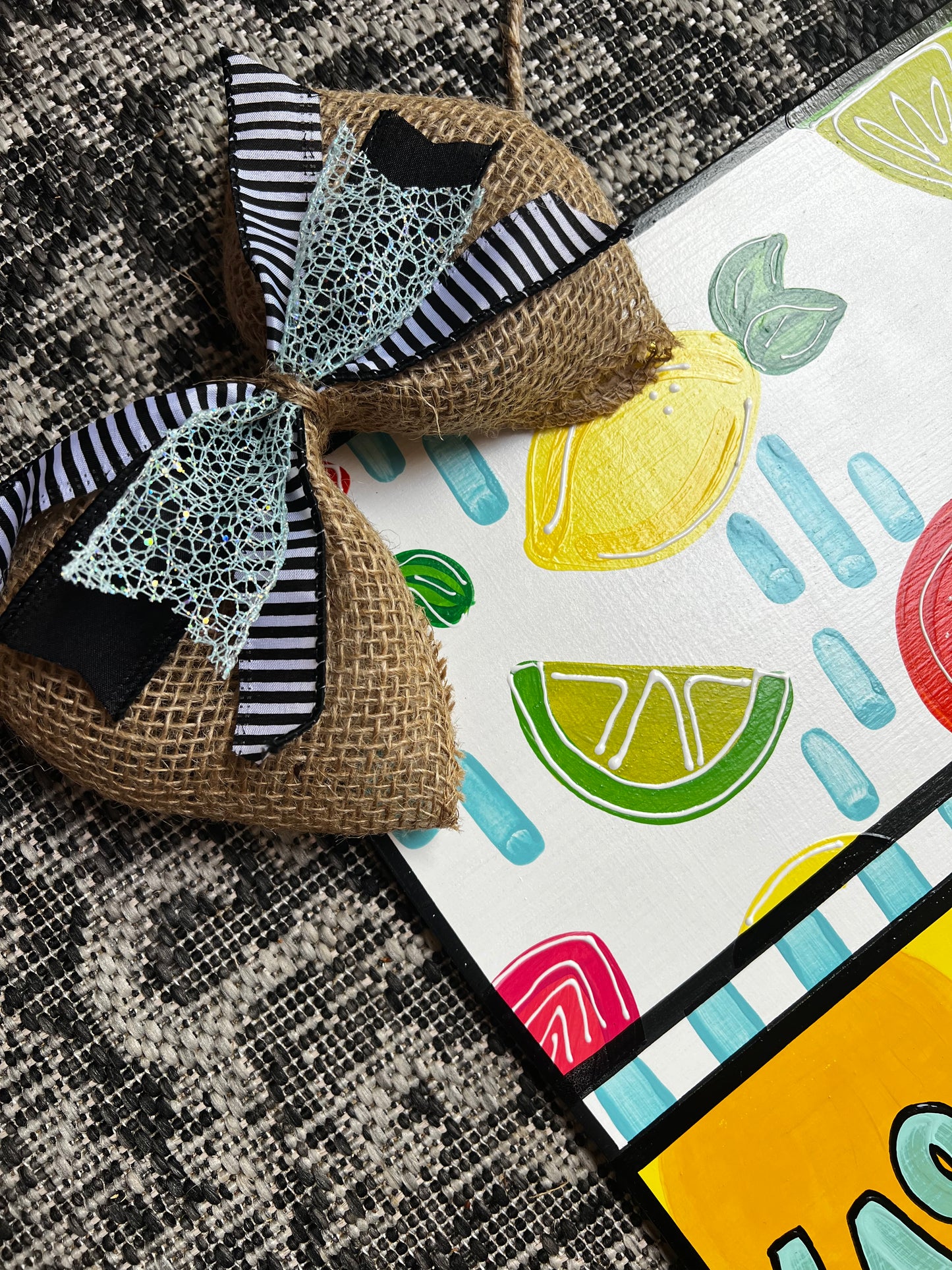 Welcome Fruit Door Hanger - Preorder