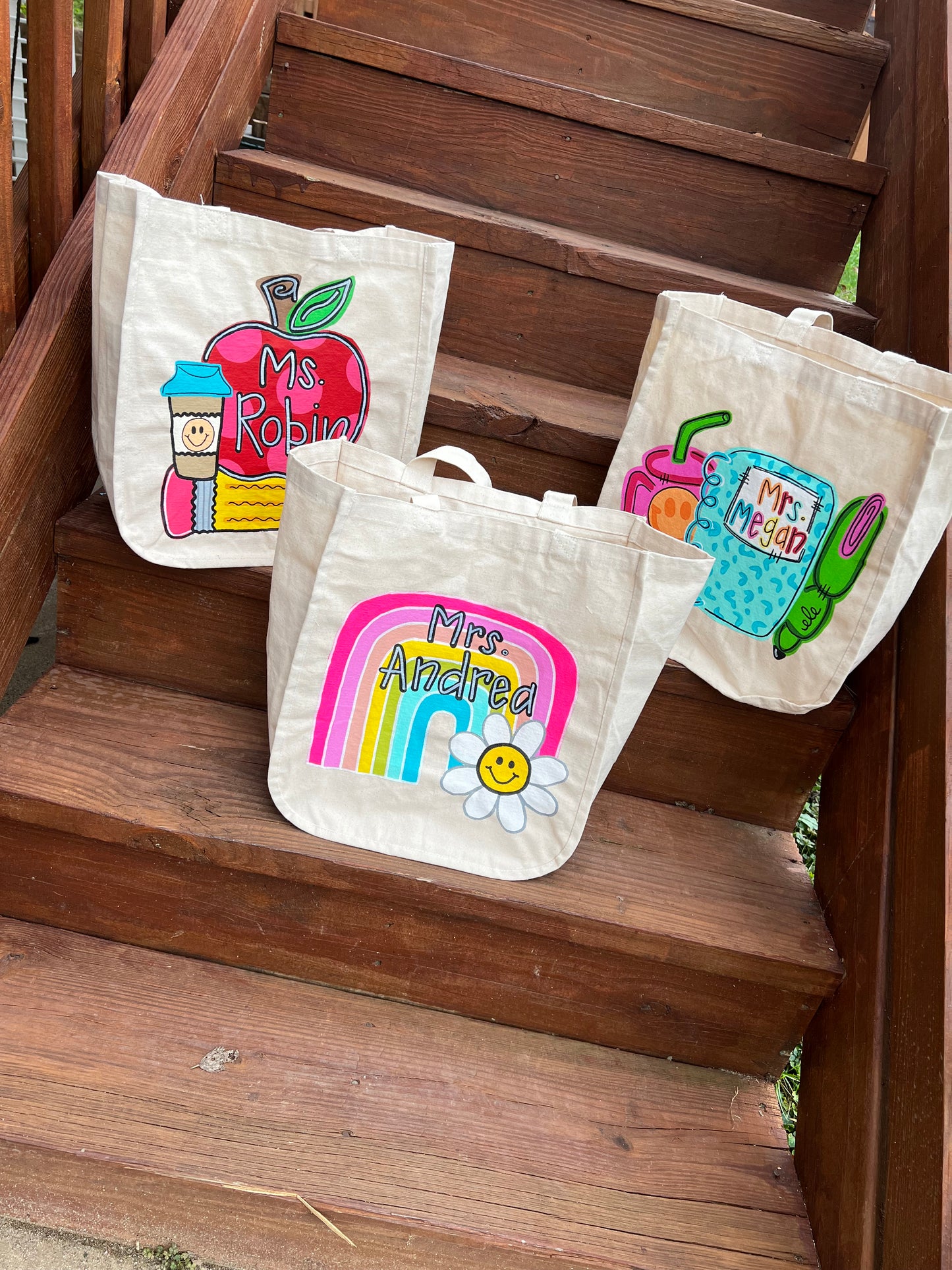Rainbow Flower Bag - Preorder