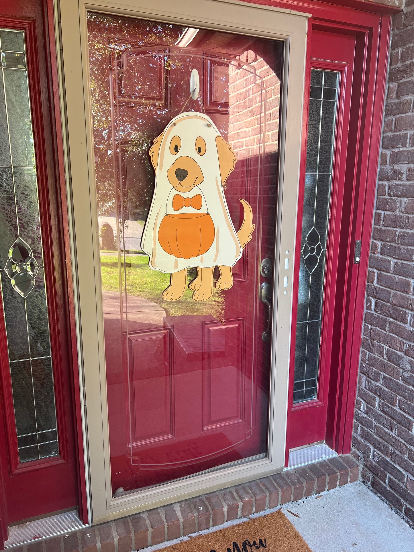 1 Dog Ghost Door Hanger - Preorder