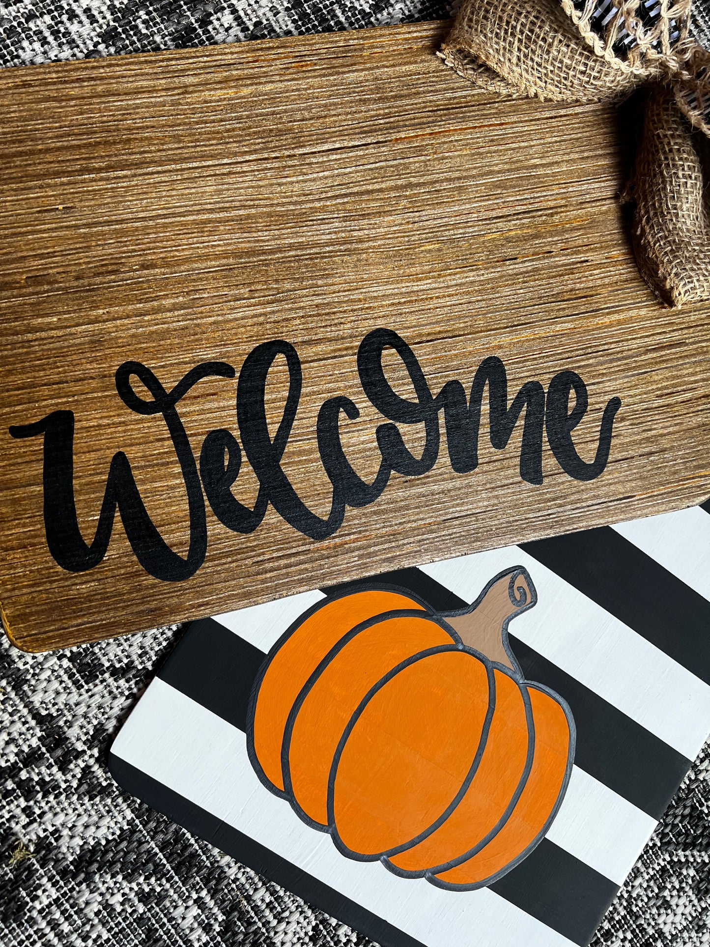 Welcome Fall Tag Door Hanger - Preorder