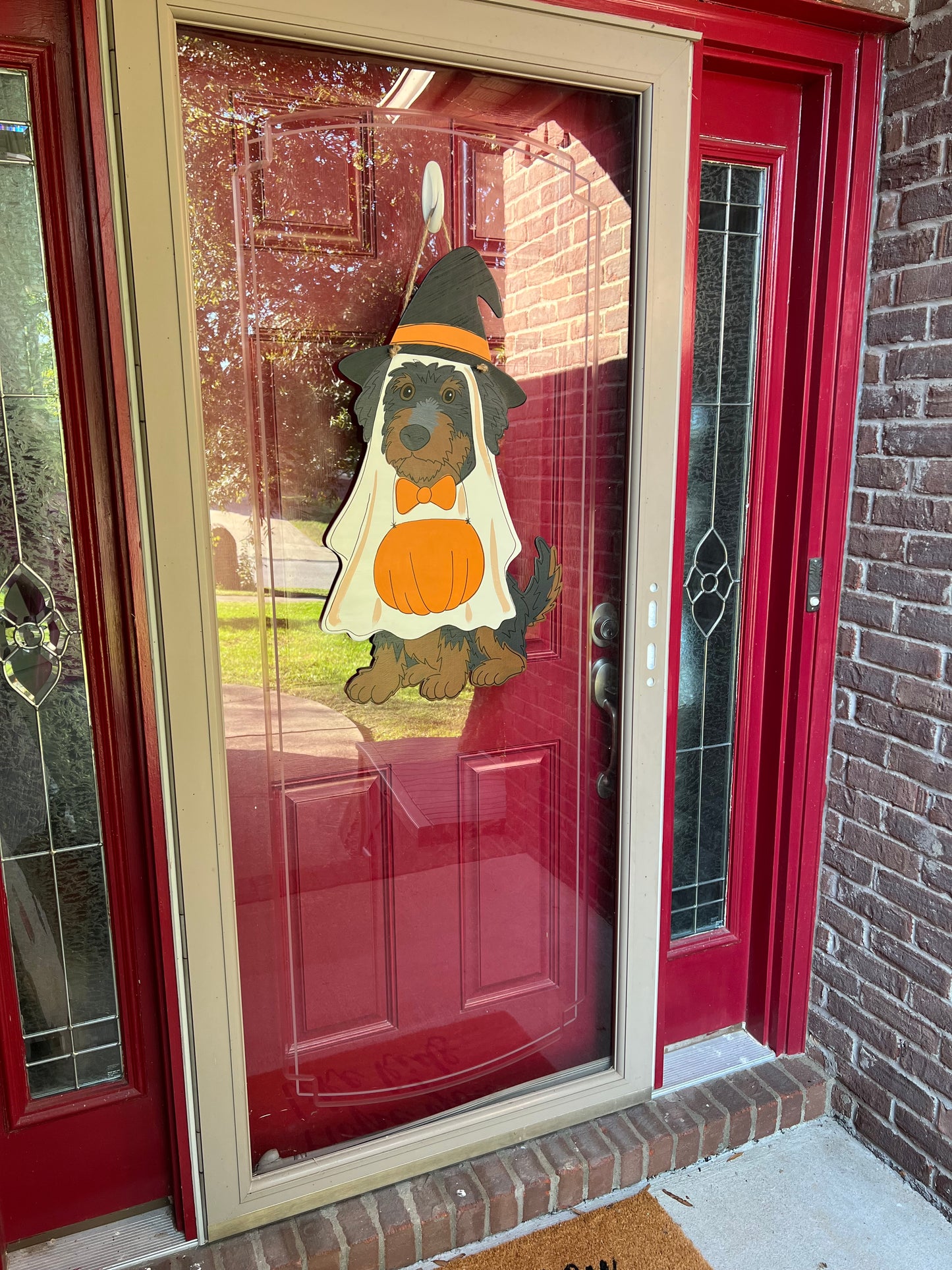 1 Dog Ghost Door Hanger - Preorder