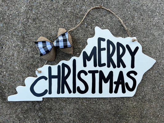 KY Christmas Door Hanger - Preorder