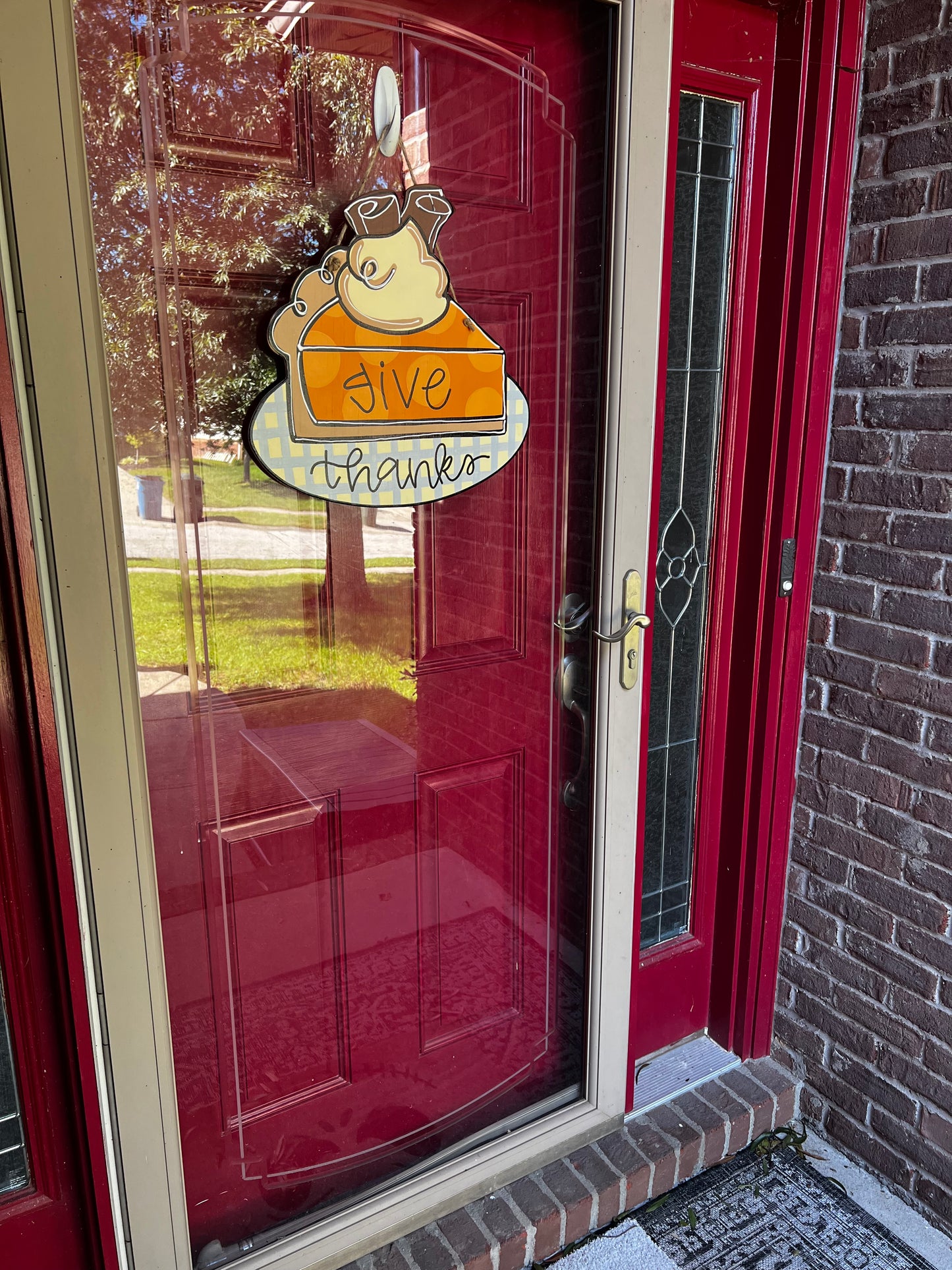 Give Thanks Pie Door Hanger - Preorder