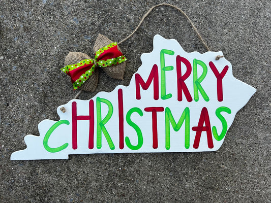 KY Merry Door Hanger - Preorder