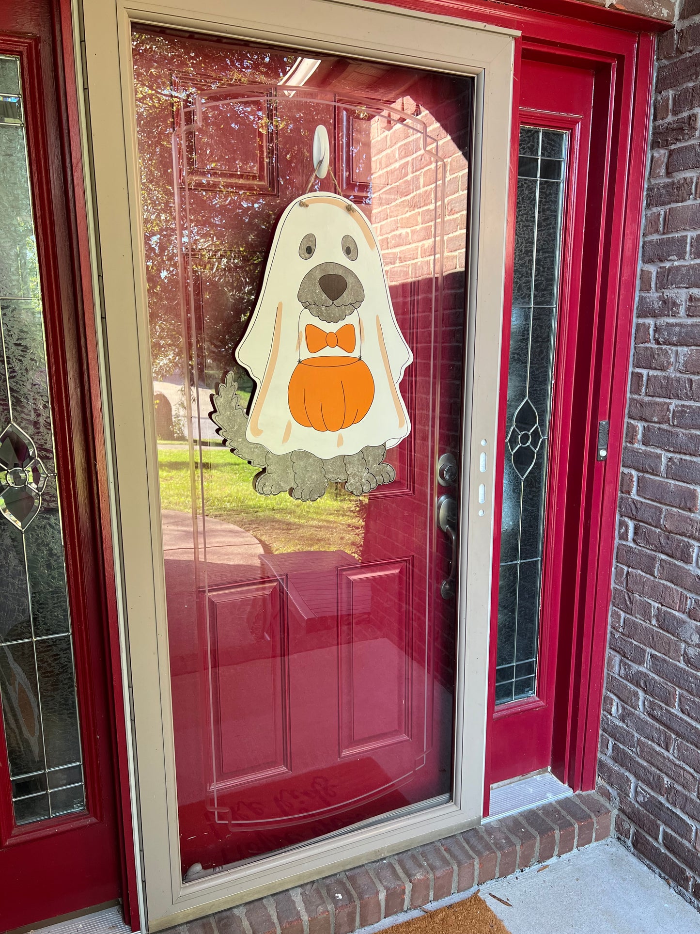 1 Dog Ghost Door Hanger - Preorder