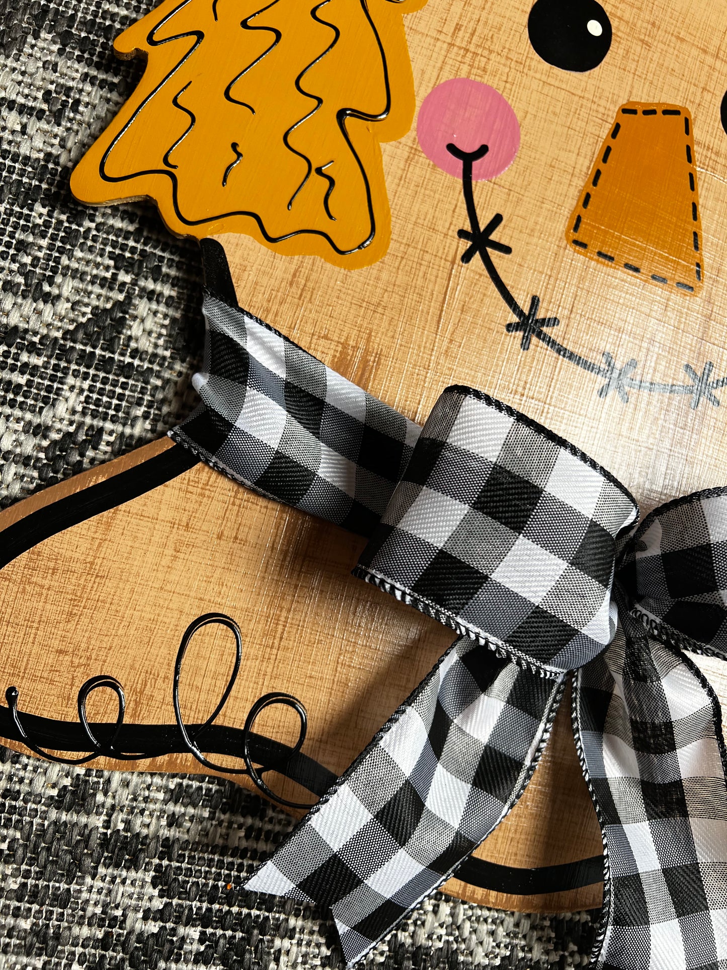 Welcome Scarecrow Door Hanger - Preorder