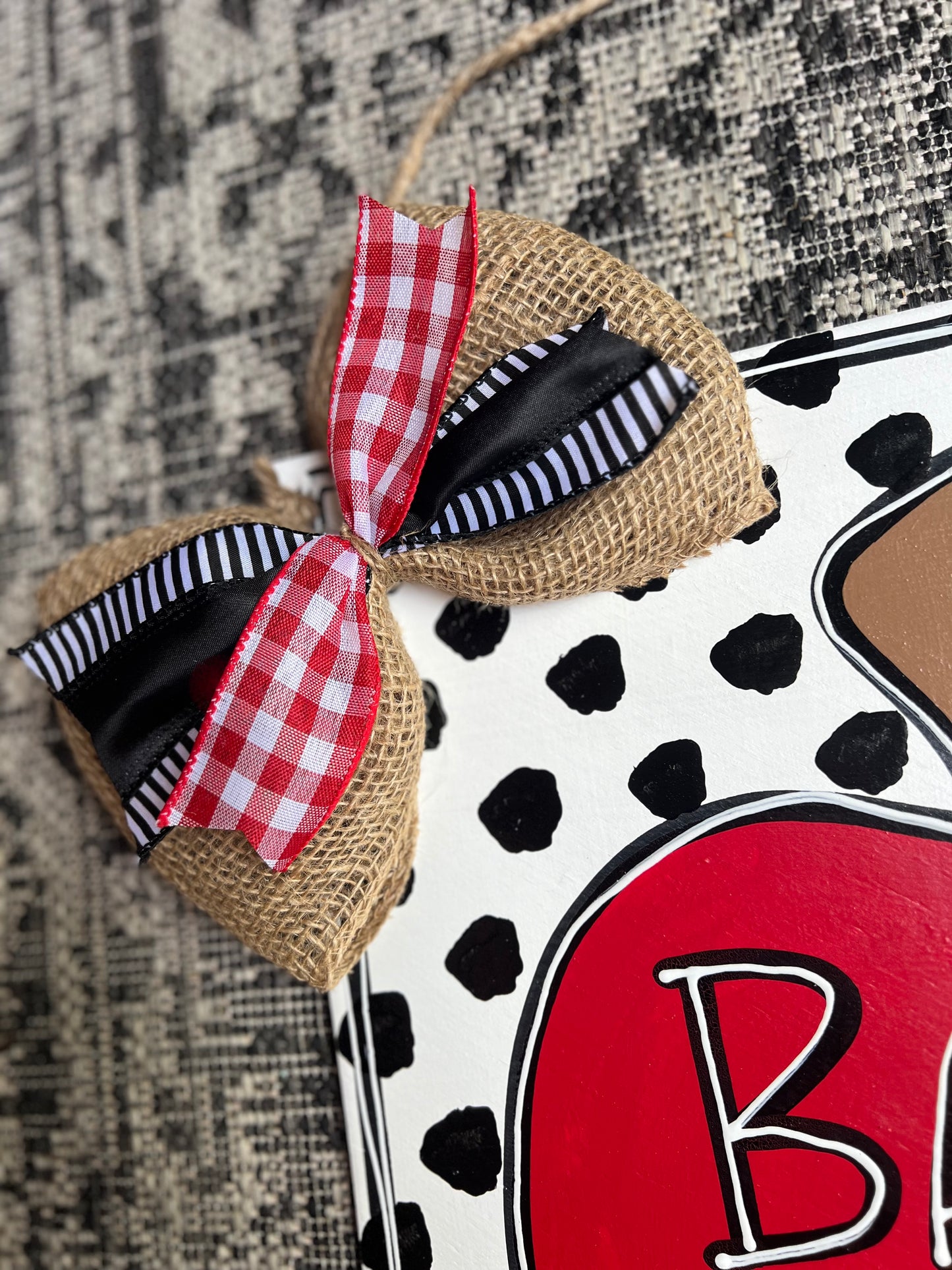 Back To School Apple Door Hanger - Preorder