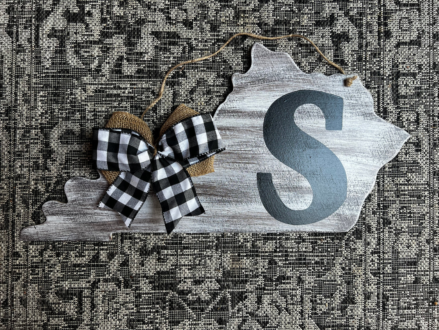 Kentucky Initial Door Hanger - Preorder
