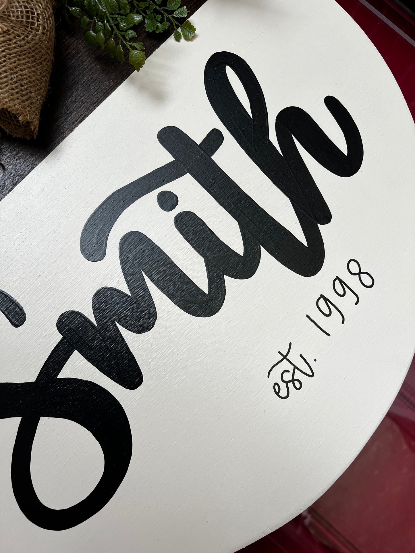 Name & Date Door Hanger - Preorder