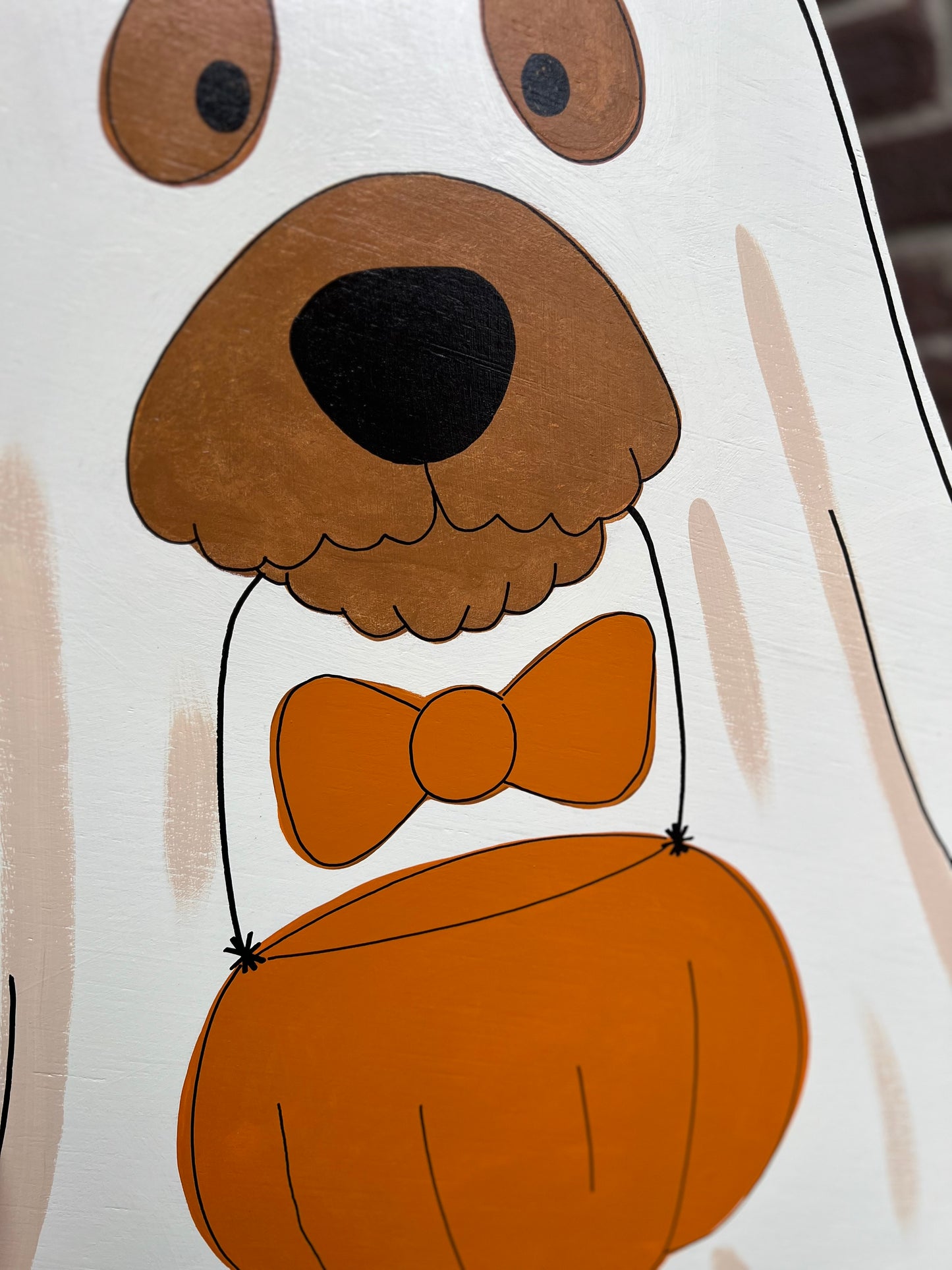 1 Dog Ghost Door Hanger - Preorder