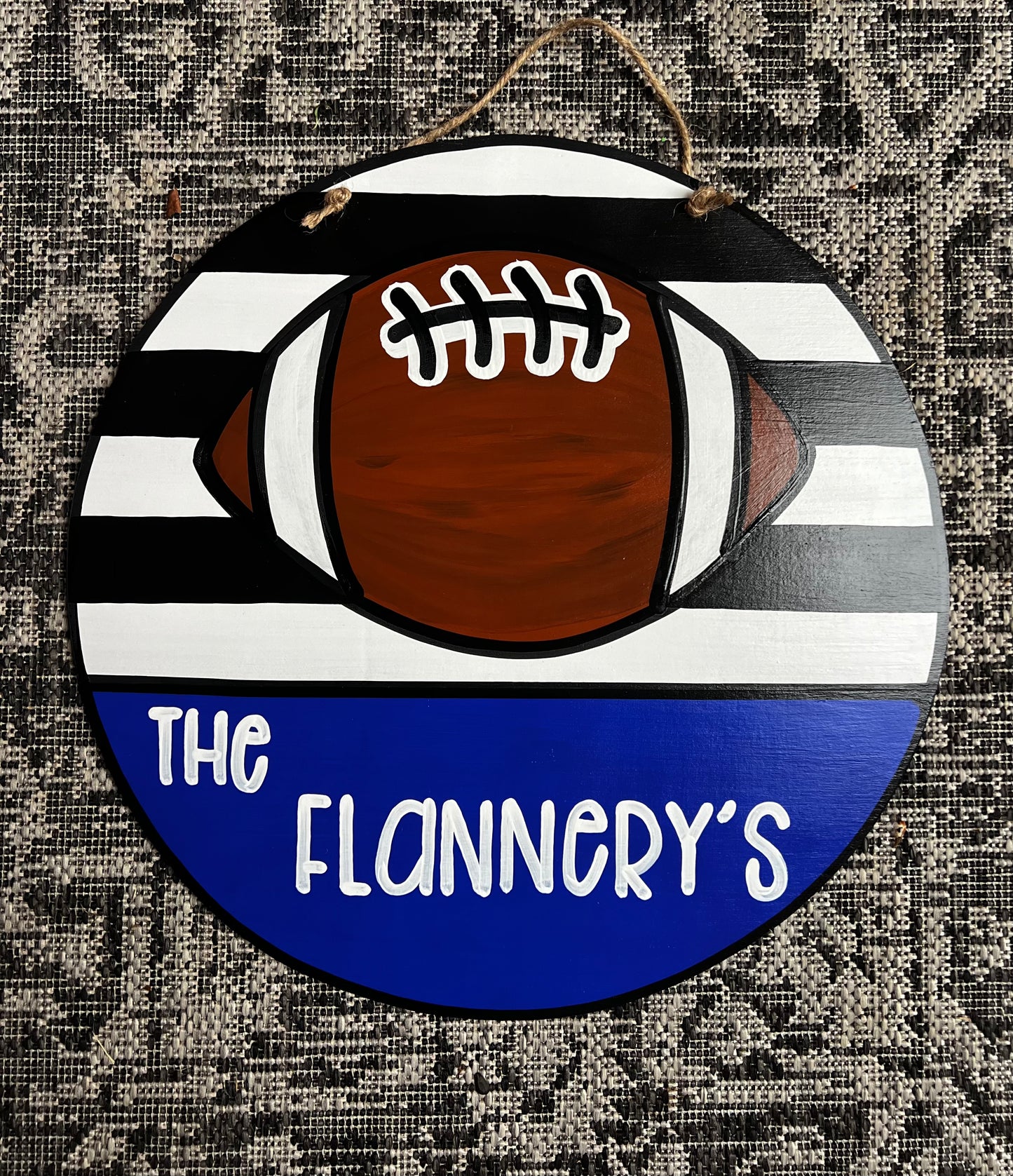 Football Customized Door Hanger - Preorder