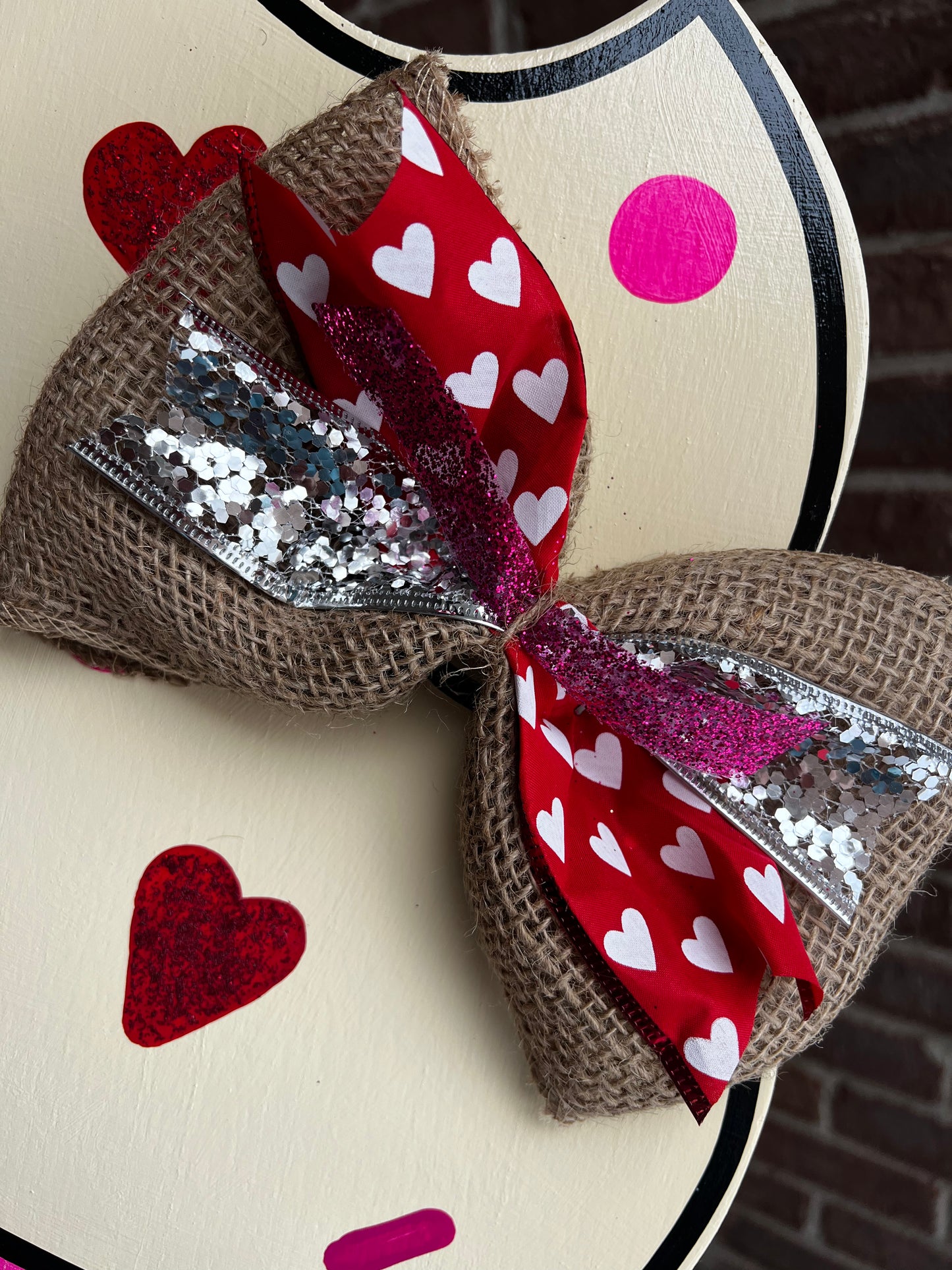 Love You Latte Pink Door Hanger - Preorder