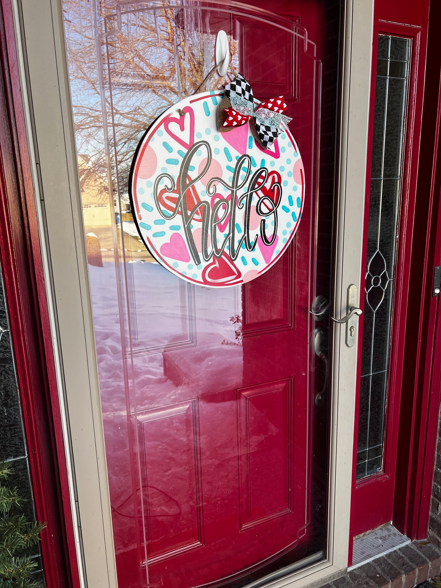 Hello Valentine Door Hanger - Preorder