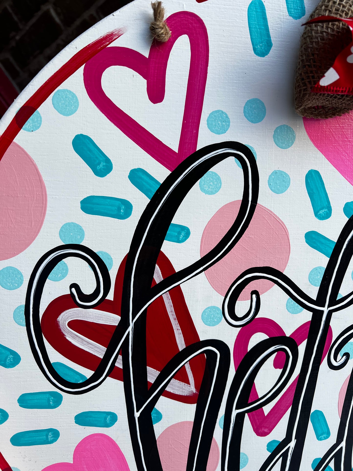 Hello Valentine Door Hanger - Preorder