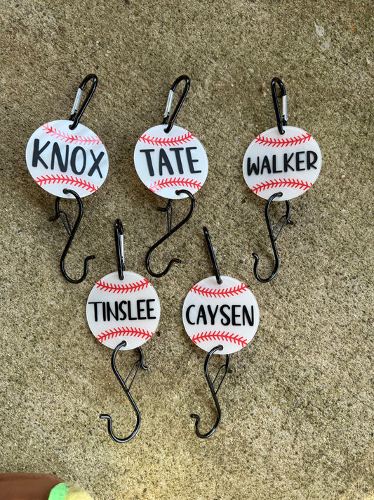 Baseball Hook Name Only - Preorder