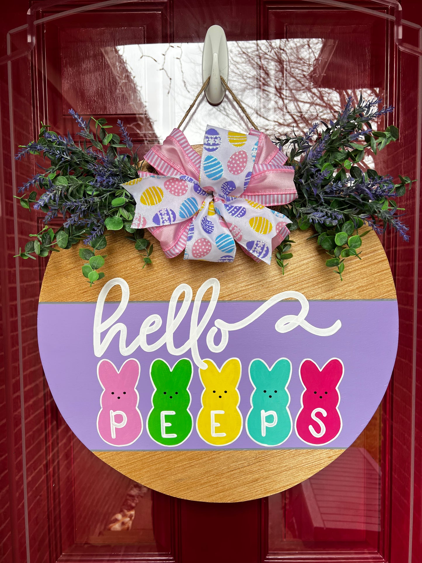 Hello Peeps Door Hanger - Preorder