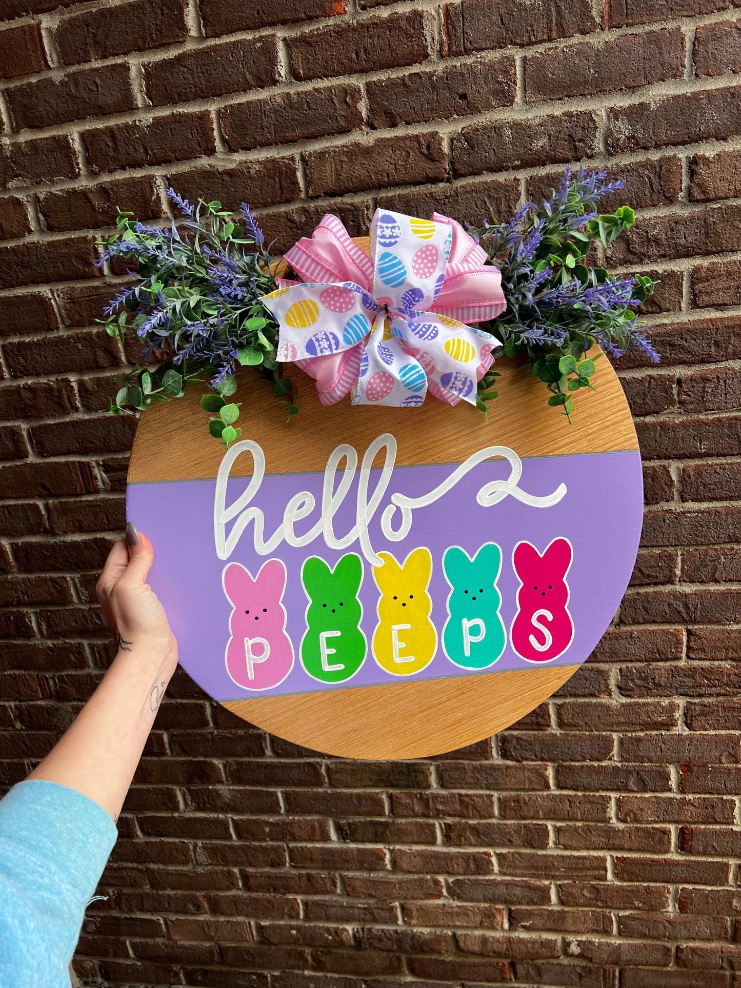 Hello Peeps Door Hanger - Preorder