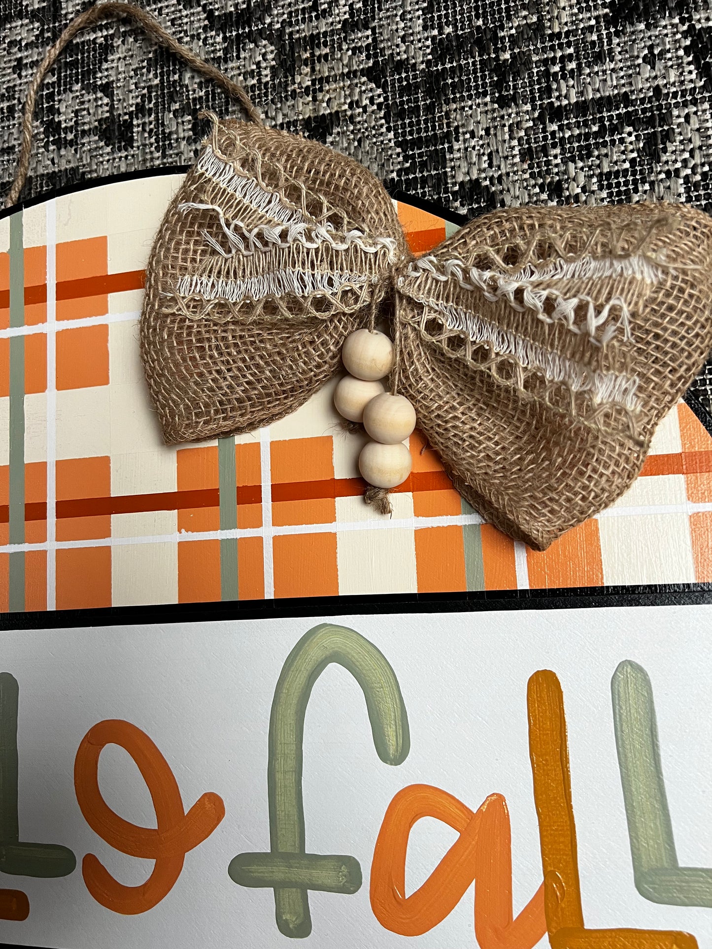 Hello Fall Leaf Door Hanger - Preorder