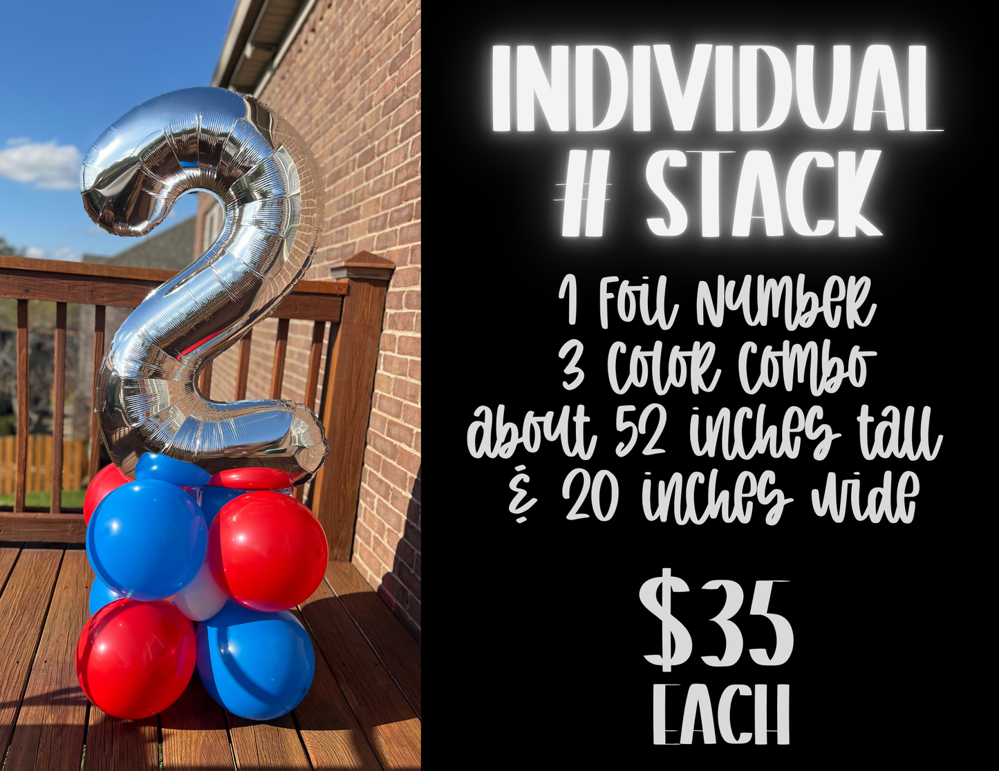 INDIVIDUAL NUMBER STACK-PREORDER