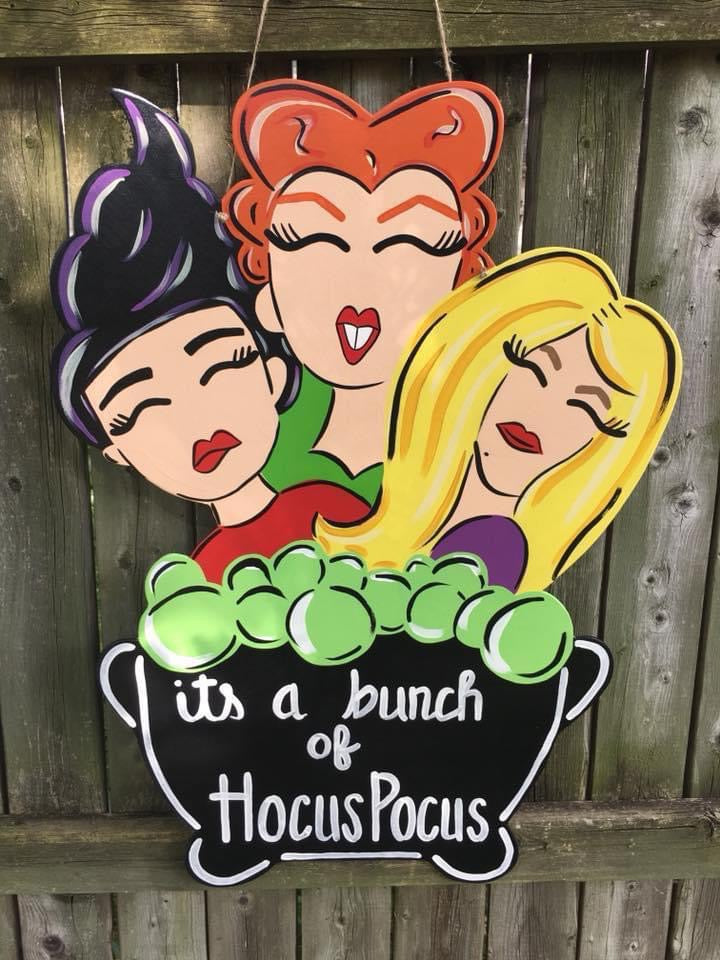 Bunch Of Hocus Door Hanger - Preorder