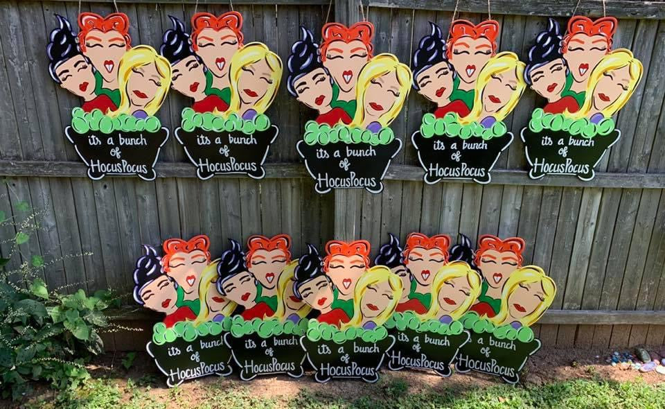Bunch Of Hocus Door Hanger - Preorder