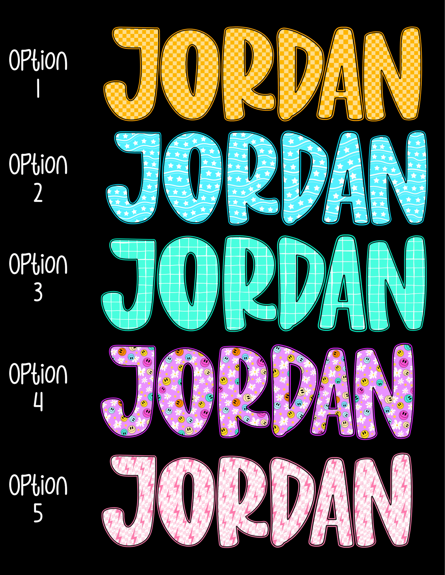 Custom Name Sticker