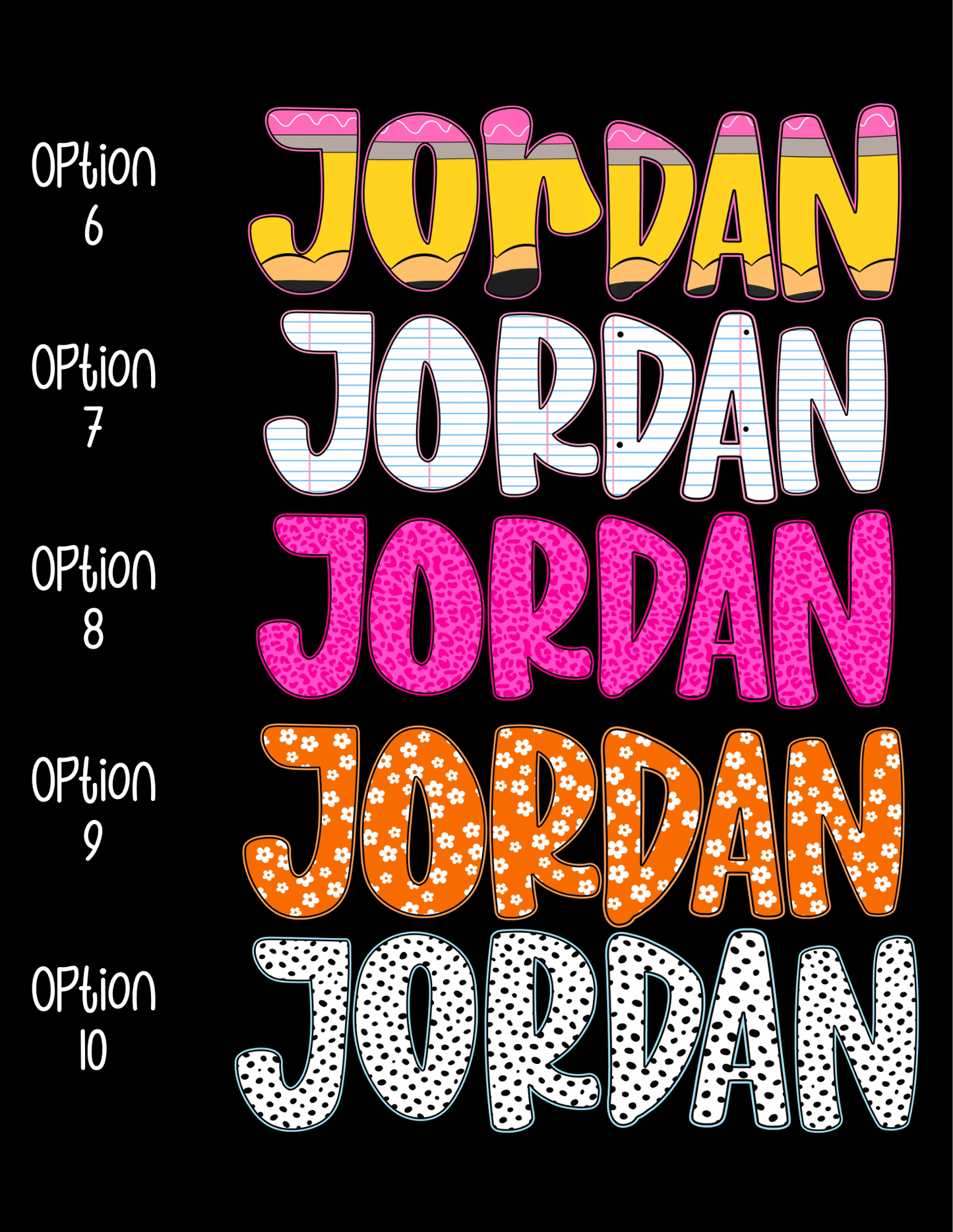 Custom Name Sticker