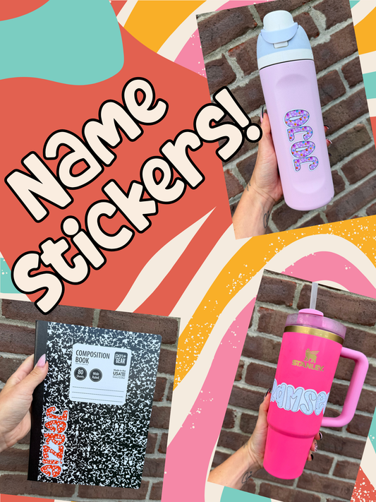 Custom Name Sticker