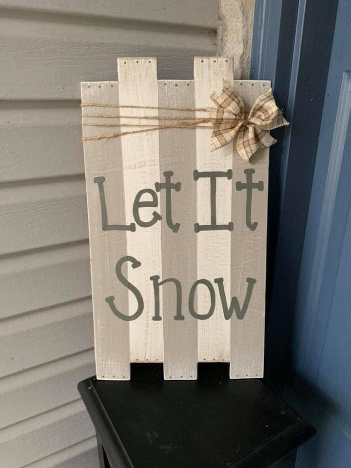 Let It Snow Decor - Preorder