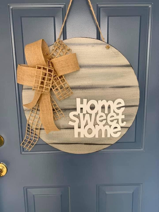 Home Sweet Home Door Hanger - Preorder