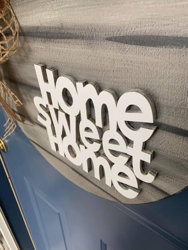 Home Sweet Home Door Hanger - Preorder