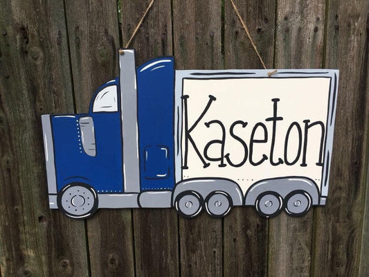 Kids Truck Door Hanger - Preorder