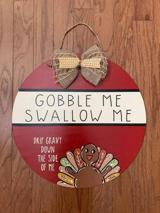 Gobble Me Door Hanger - Preorder