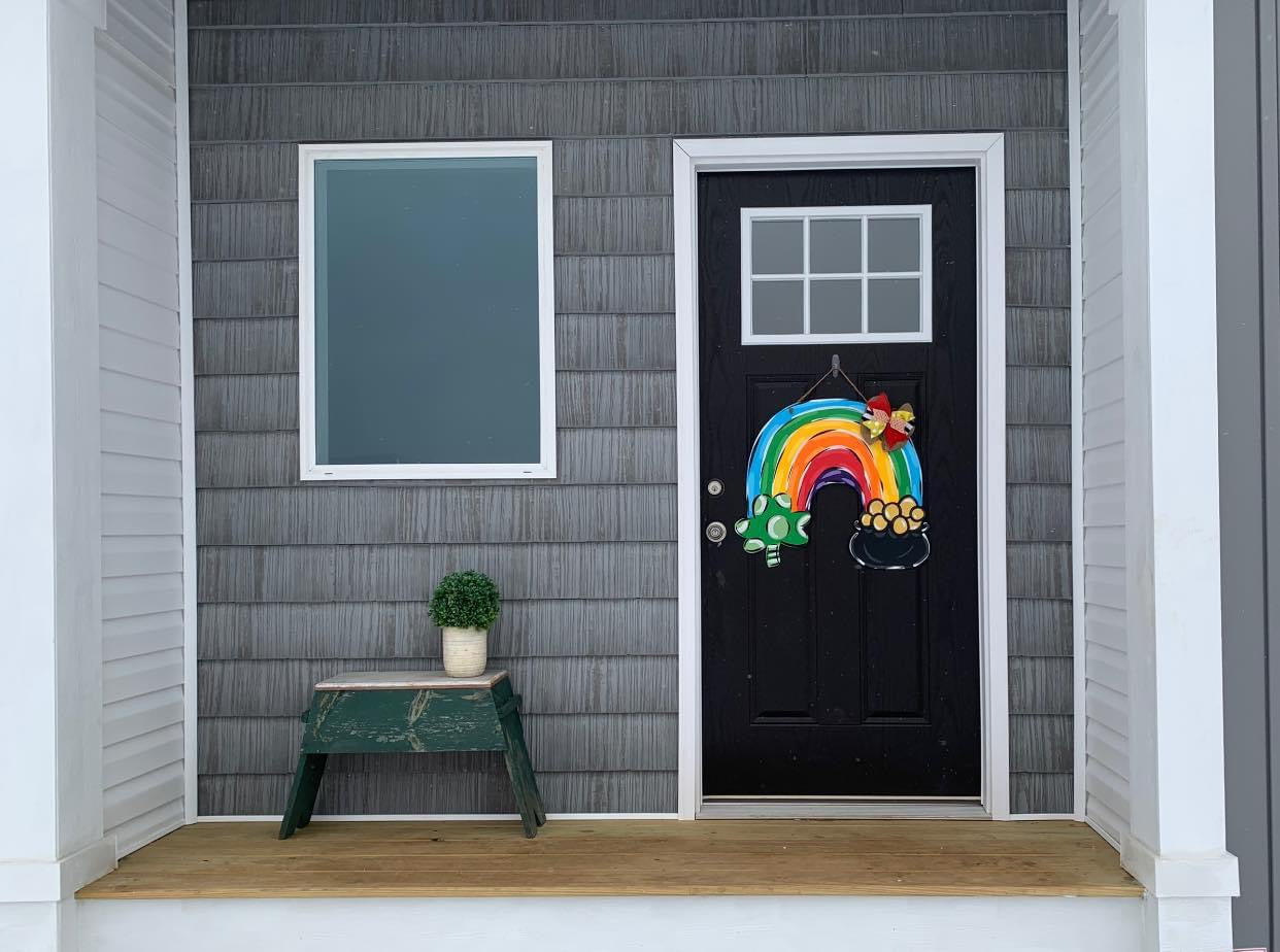 Rainbow Gold Door Hanger - Preorder