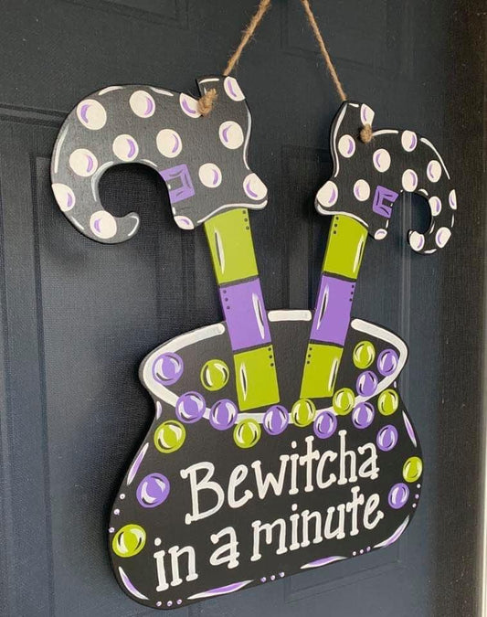 Bewitcha Door Hanger - Preorder