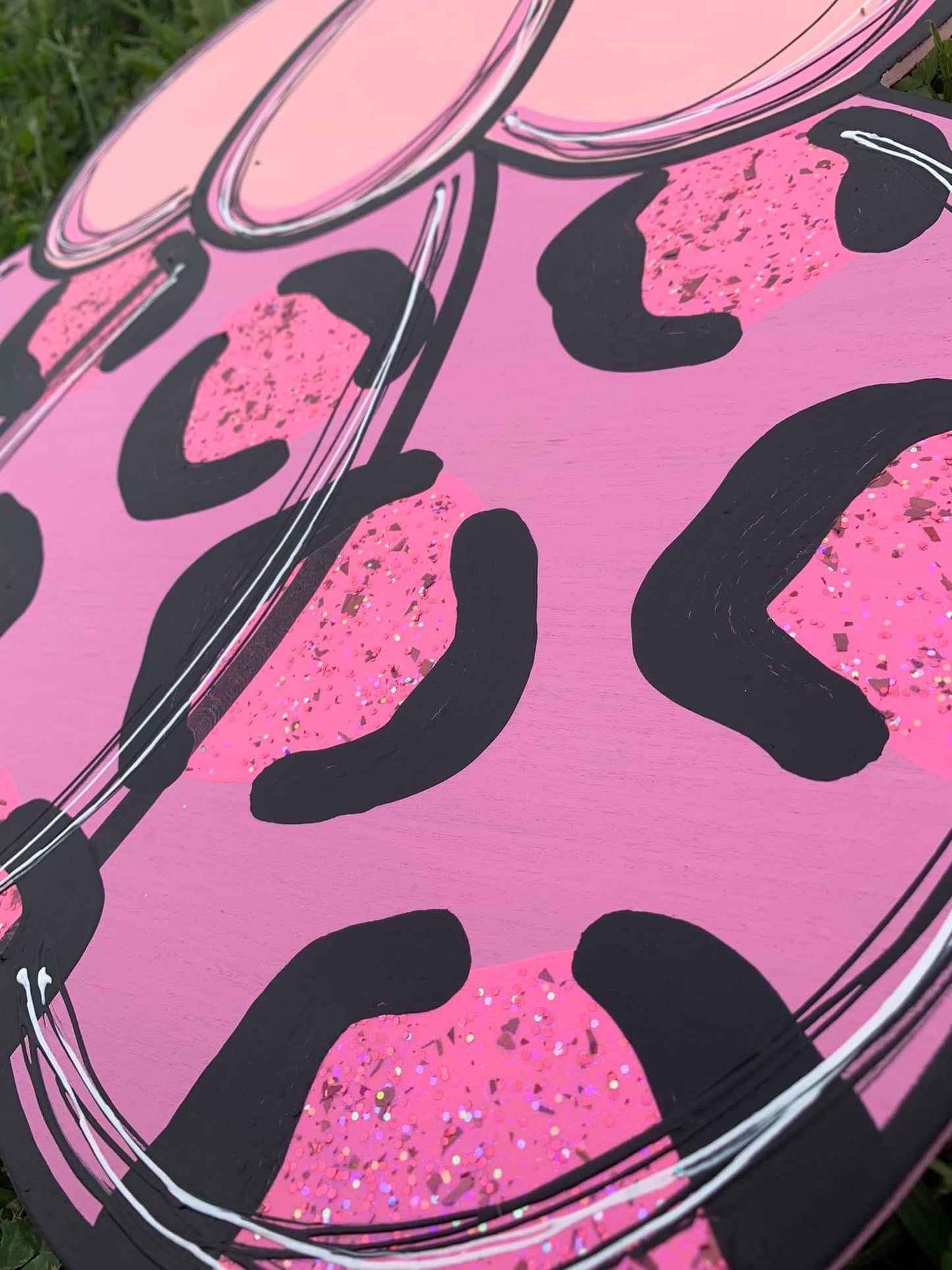 Pink Stacked Pumpkins Door Hanger - Preorder