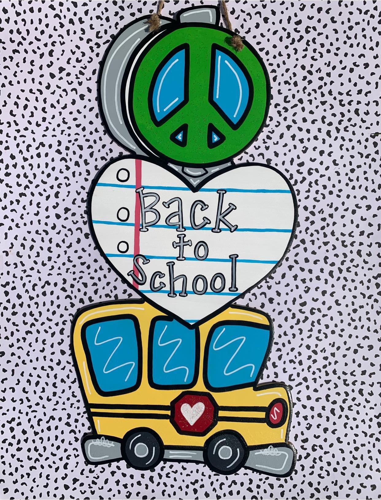 Back To School Door Hanger - Preorder