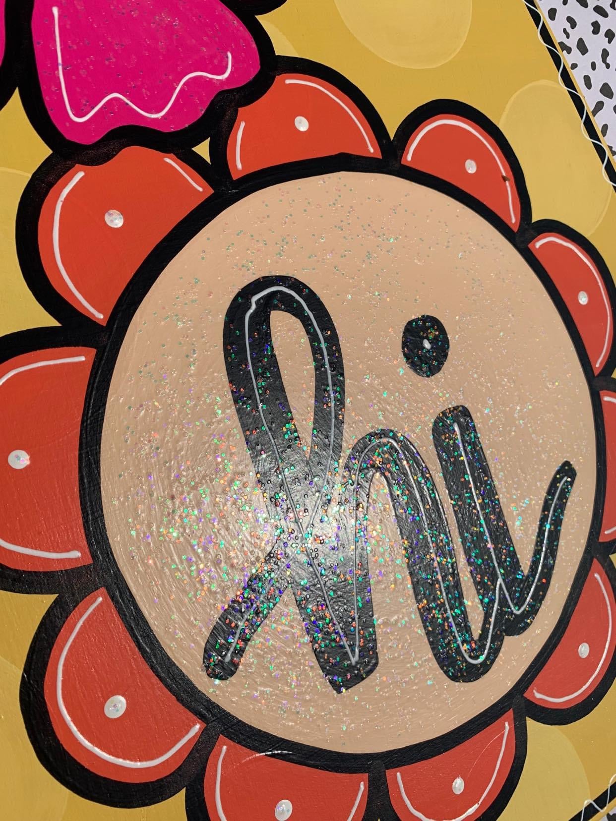 Hi Pineapple Door Hanger - Preorder