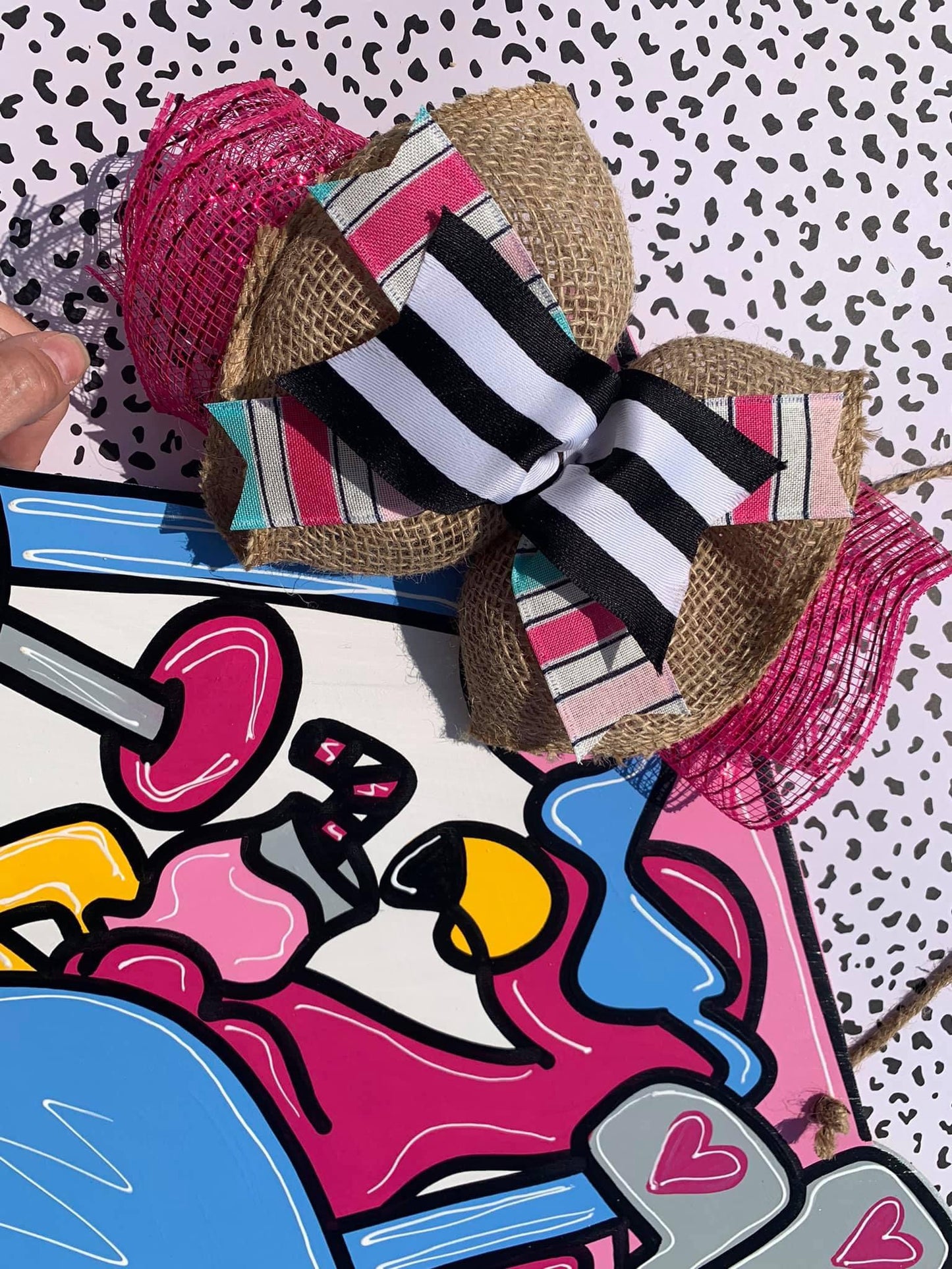 Flamingo Golf Door Hanger - Preorder