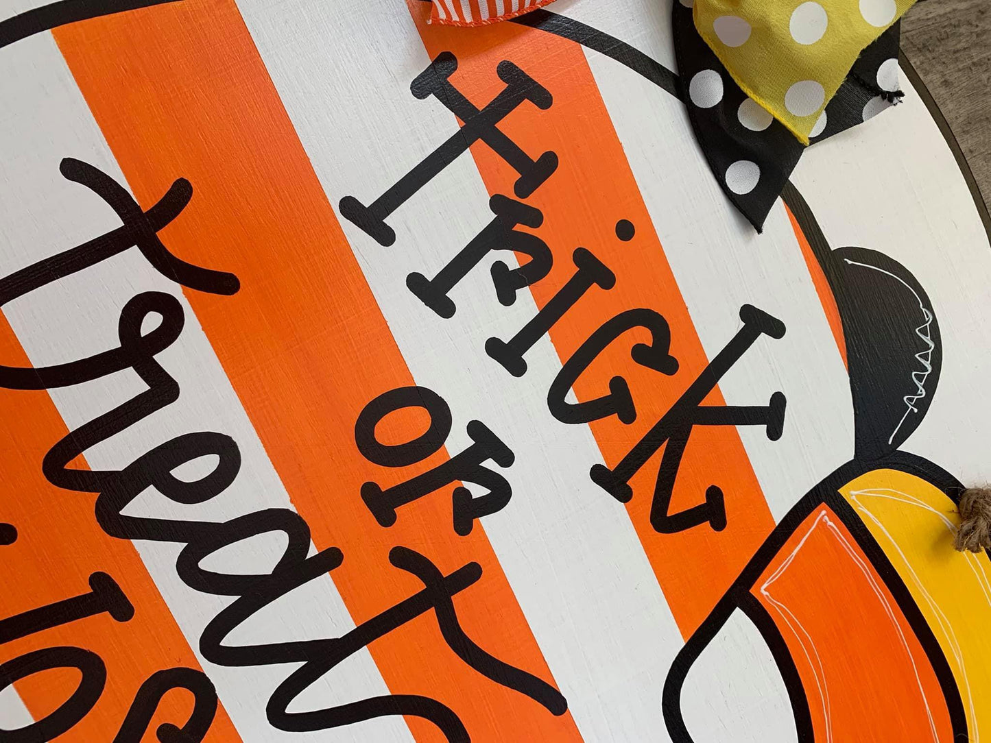 Trick Or Treat Door Hanger - Preorder