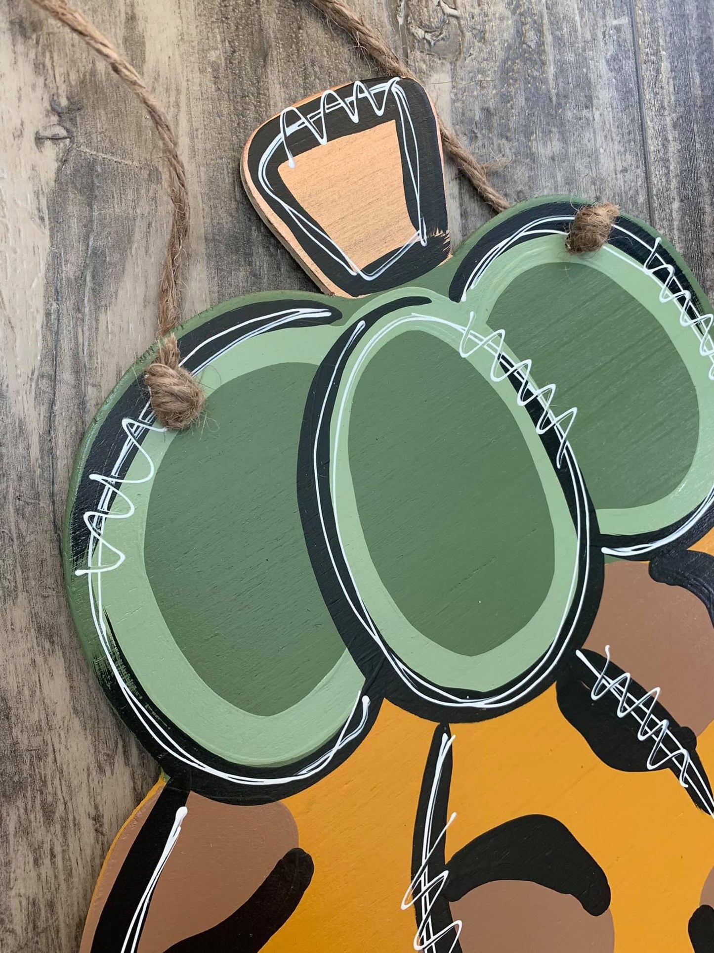 Stacked Pumpkins Door Hanger - Preorder