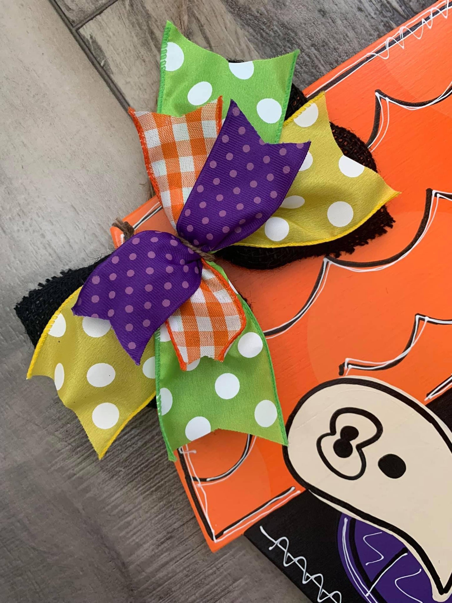 Haunted House Door Hanger - Preorder