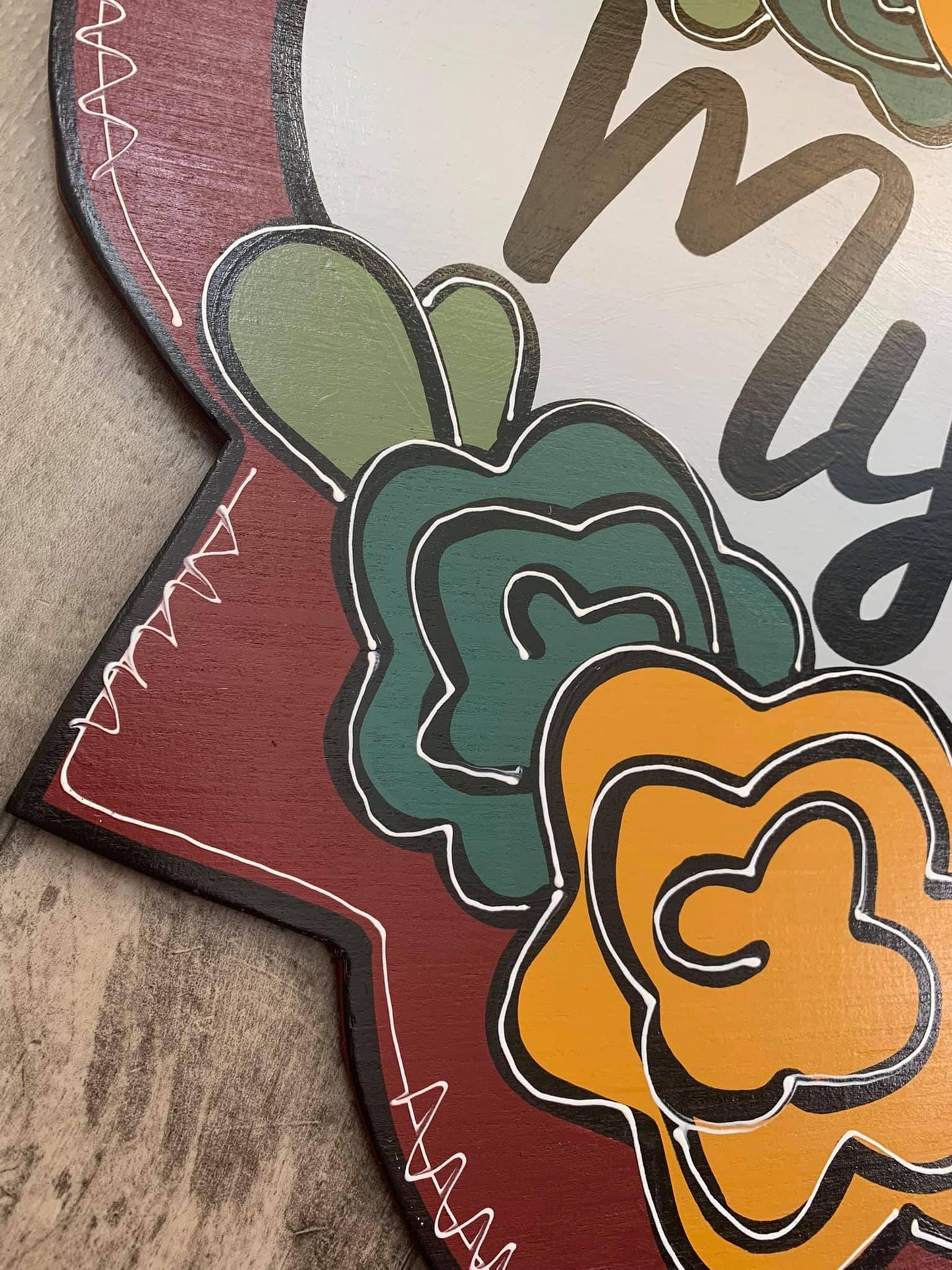 Flower Name Door Hanger