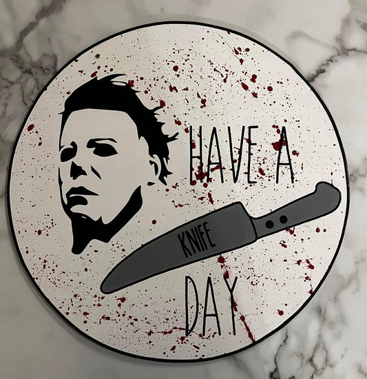 Knife Day Door Hanger - Preorder