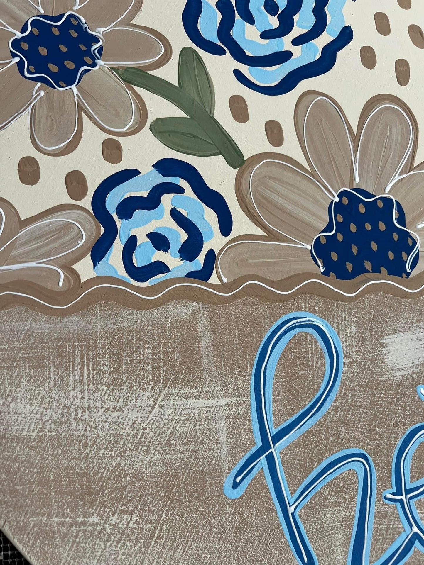 Hello Flower Door Hanger - Preorder
