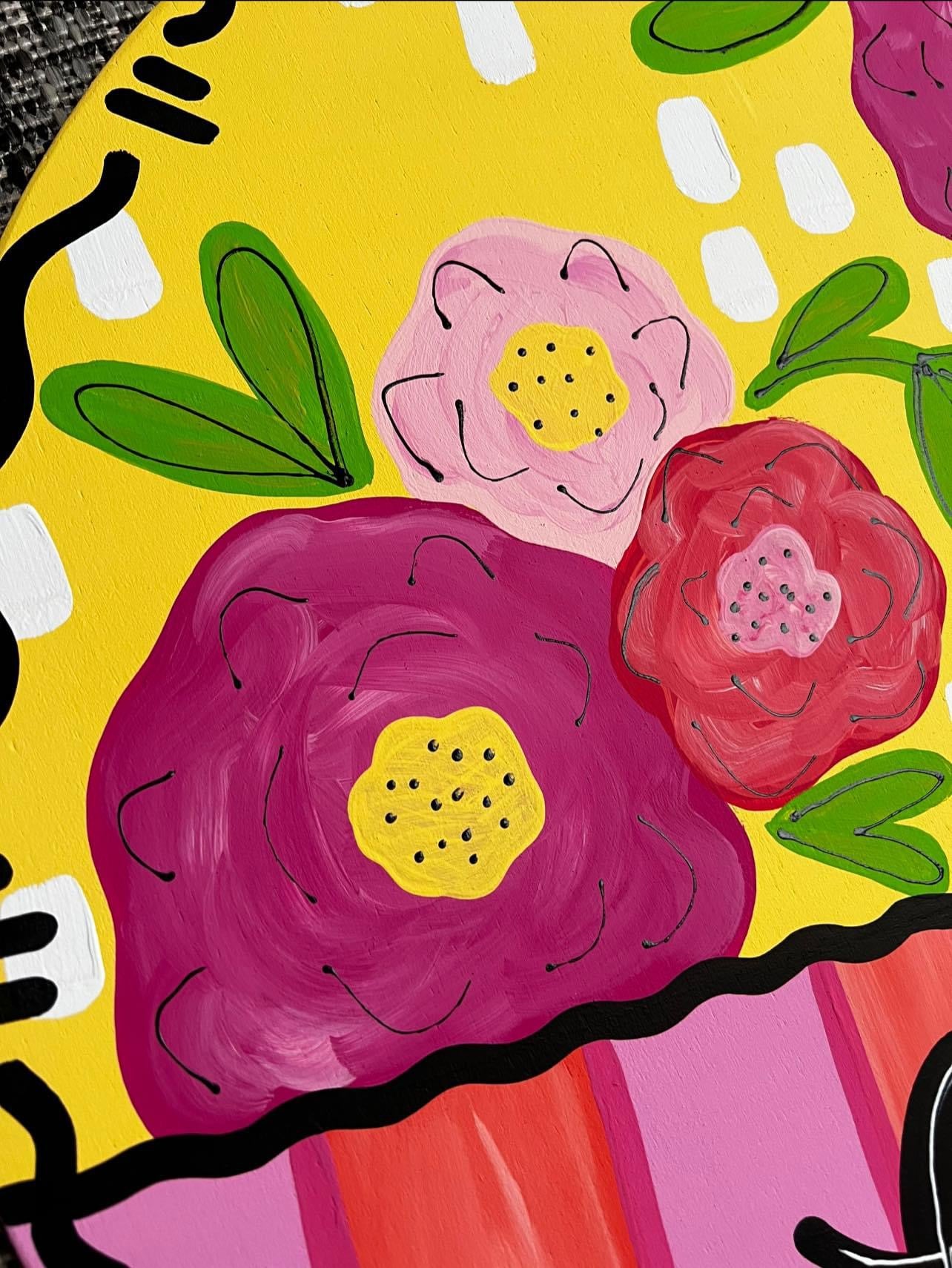 Hello Spring Flower Door Hanger - Preorder