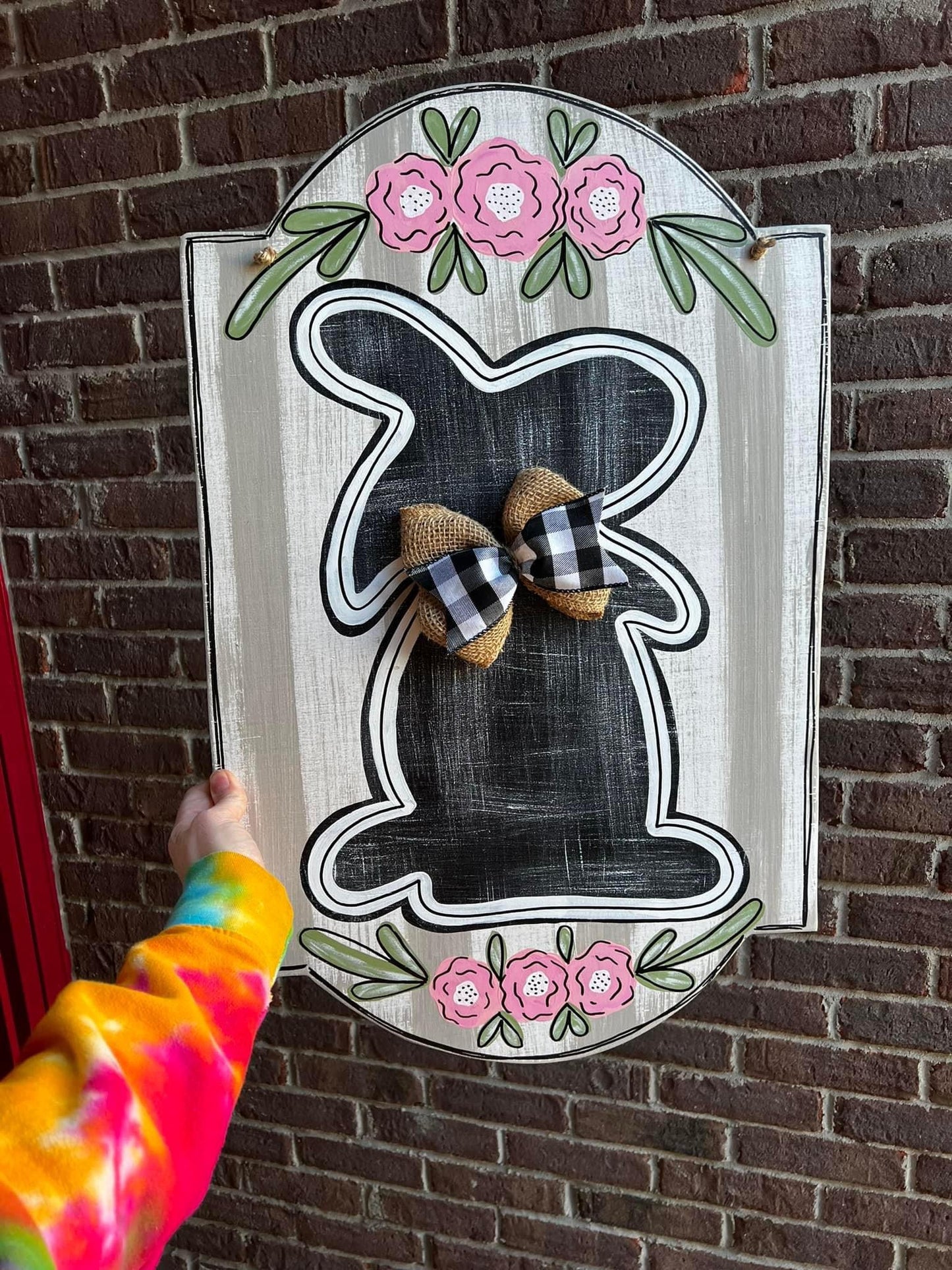 Easter Bunny Door Hanger - Preorder