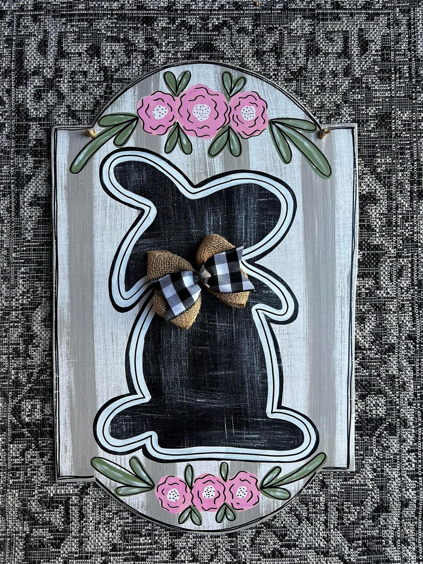 Easter Bunny Door Hanger - Preorder